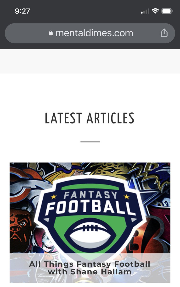 MentalDimes's tweet photo. 🚨New Article🚨

This week we had #FantasyFootball guru, @ShanePHallam, give us some insight into what makes a good league. He also gives us some of his rankings for his draft board for the upcoming @NFL season. Take a read! #SportsIllustrated #PPR 

https://t.co/0KPHq7imK0 https://t.co/arEpRJn4J0
