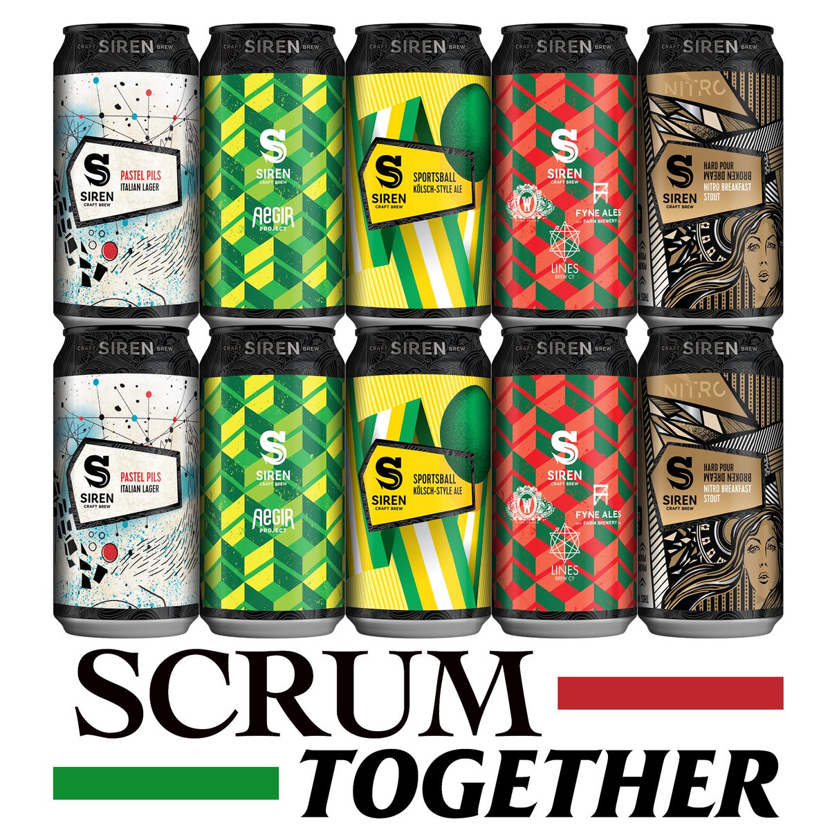 Looking for a good few beers to watch the upcoming <a href="/lionsofficial/">British & Irish Lions</a> tour matches? 

Look no further than our SCRUM TOGETHER mixed case, featuring both of our special Lions Influenced collab beers.

sirencraftbrew.com/scrumtogether