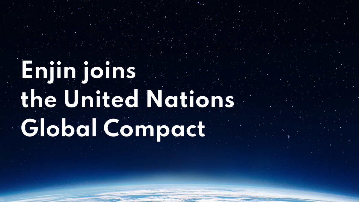 Enjin (@enjin) on Twitter photo We are honored to be accepted into the United Nations <a href="/globalcompact/">UN Global Compact</a>!
As the 1st NFT company in the Global Compact, we will actively explore ways #NFTs can be used to advance the UN's Global & Sustainable Development Goals for equality & the environment.
enj.in/un-global-comp… We are honored to be accepted into the United Nations <a href="/globalcompact/">UN Global Compact</a>!
As the 1st NFT company in the Global Compact, we will actively explore ways #NFTs can be used to advance the UN's Global & Sustainable Development Goals for equality & the environment.
enj.in/un-global-comp…