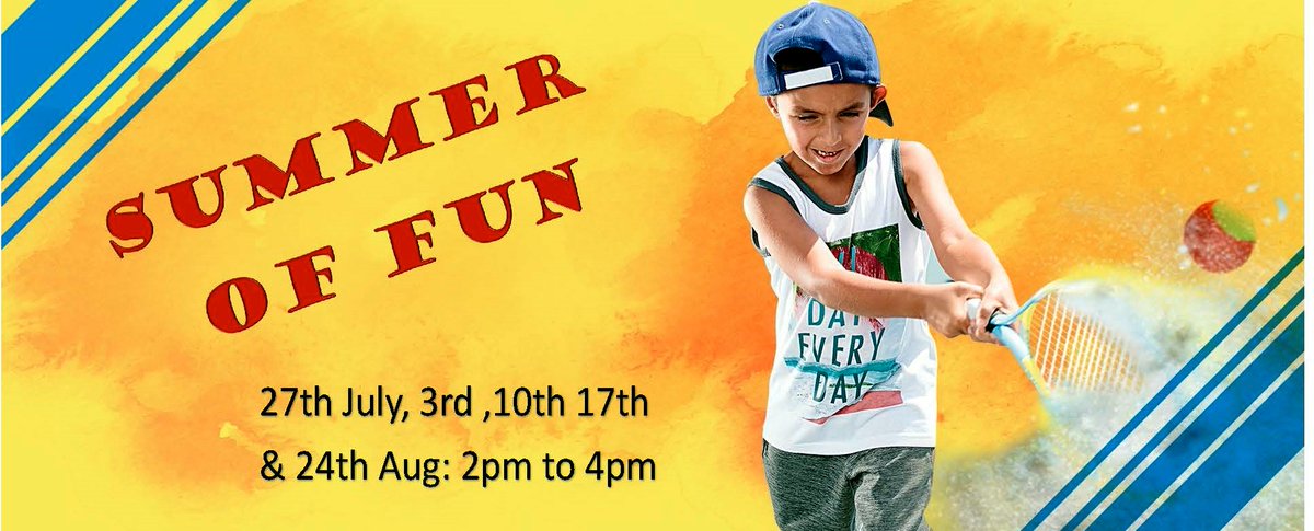 Free Tennis for Kids...Tennis Fun Tuesdays 

All Equipment Provided

Ages 5 to 17

Wear sports shoes and suitable clothing bring plenty to drink. 

Craig-y-Don Community Tennis Club  Queens Road Llandudno LL30 1TE

craigydontennis.co.uk — info@craigydontennis.co.uk