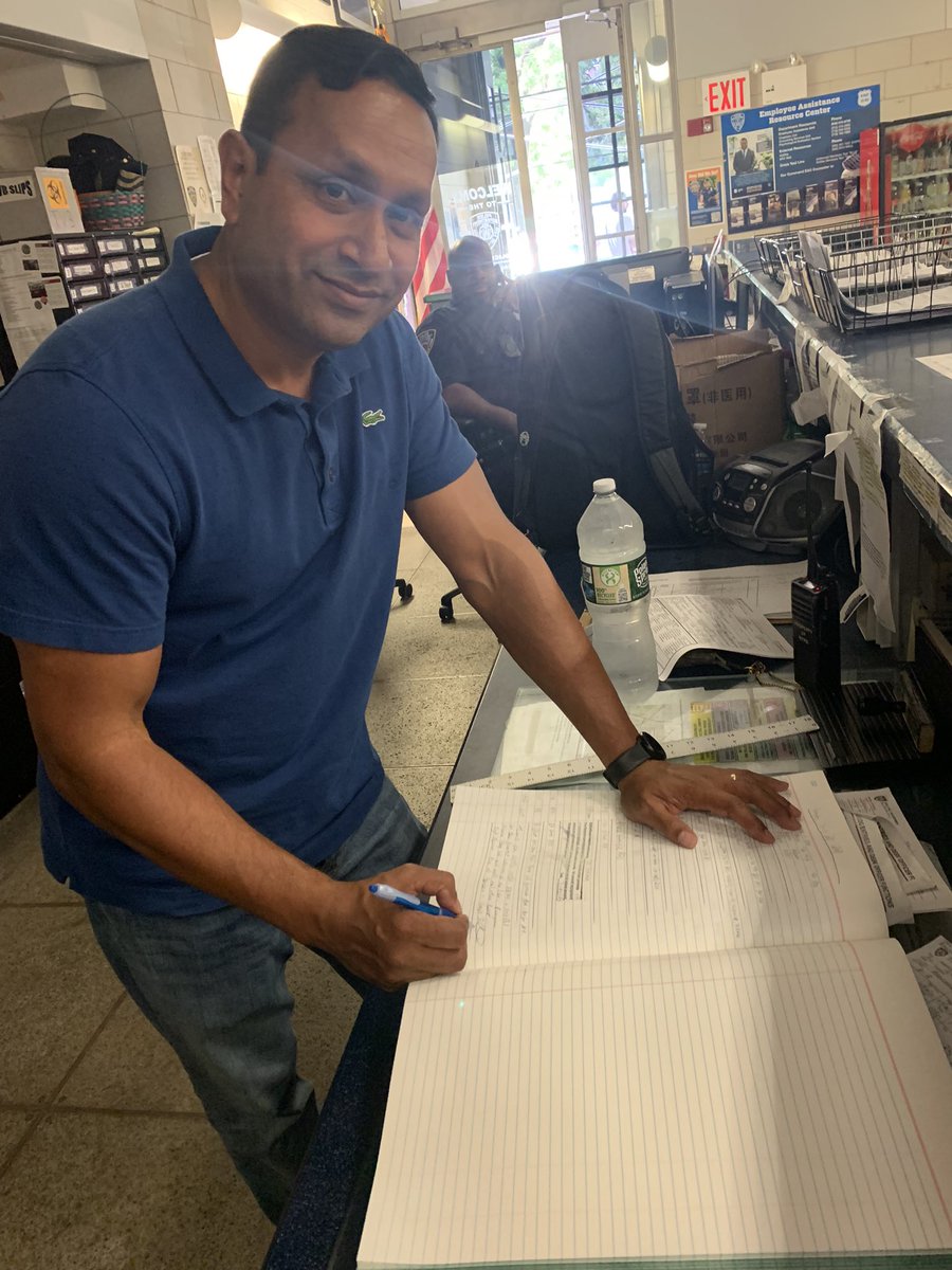 NYPD9Pct's tweet photo. We would like to thank Sergeant Karim for 25 years of dedicated service to the people of the City of New York. We wish you all the best and we will miss you. @NYPDPBMS https://t.co/uXj0VS3157