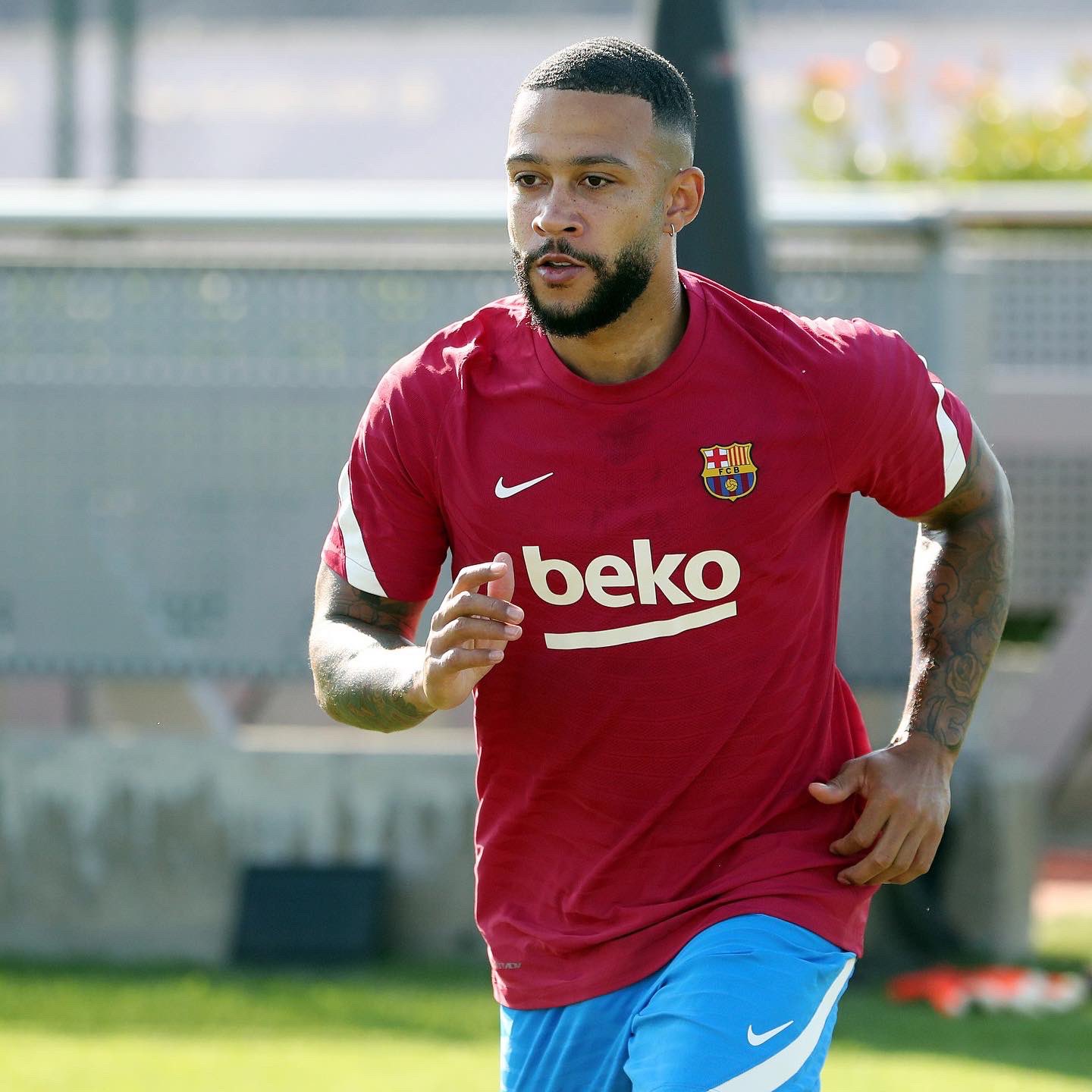 Memphis Depay On Twitter First Training At Fcbarcelona