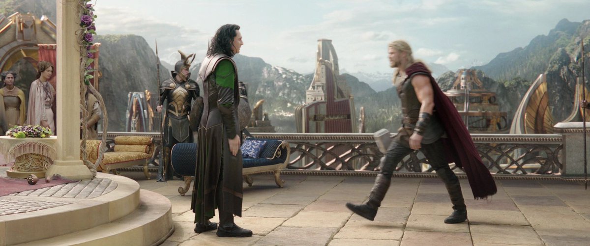 RT @LokisNokia: Appreciation tweet for Loki in this suit with bonus Thor being mad since Thor: Ragnarok is trending https://t.co/7L4Xj6QVh7