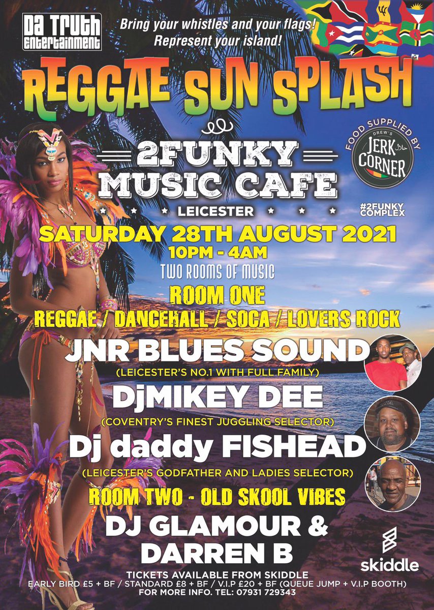 5 weeks and Counting…This event will be packed avoid disappointment get your tickets now….www.skiddle.com