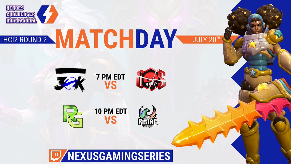 Unfortunately, Chilly Mountain Academy has disbanded from HCI. 
That won't stop the action though! Come watch some excellent players compete with the new patch! 
Of course the excellent @TheKrushinator and Aero will be casting again at <twitch.tv/nexusgamingser…>