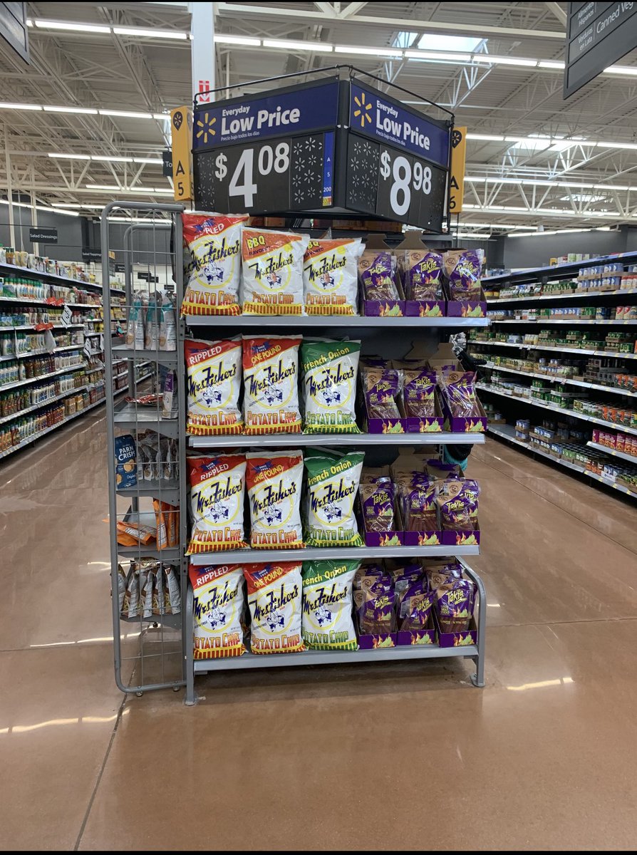 Now at Walmart in Harvard, IL. Stock up!!