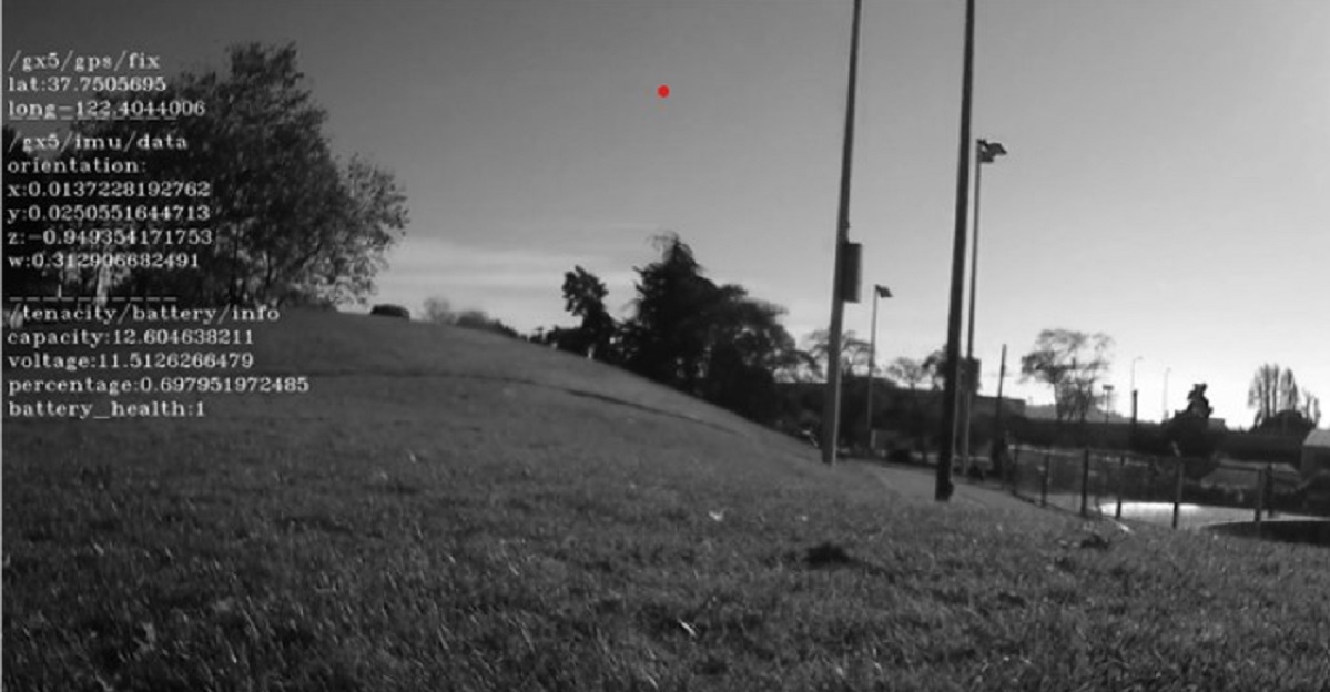 LORDCorporation's tweet image. Need onscreen GPS and IMU data for your robot’s POV footage? Read how Stephen Okay at Circuit Launch used our #MicroStrain GX5-GNSS/INS sensor to create a simple heads-up display. prker.co/3euhrWv #ROS #Sensors #Unmanned