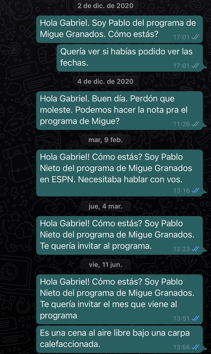 Los productores me van a entender.