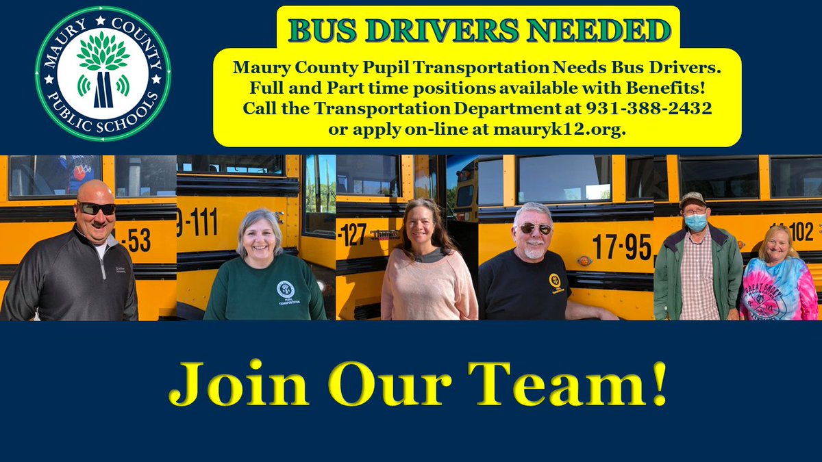 MauryCoSchools's tweet photo. Apply online here: https://t.co/G8e2hI1DvY https://t.co/mmX2SwSFqQ