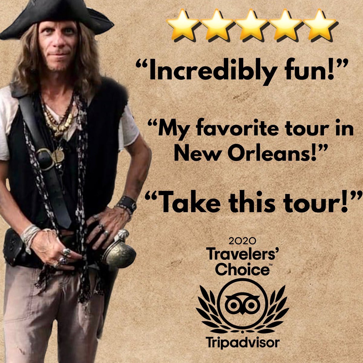 piratequarter2's tweet photo. Fun and loaded with info. .
.
#PiratesOfTheQuarter  #NewOrleans #FrenchQuarter

#onetimeinneworleans #onlylouisiana #tourguide #ExploreNewOrleans #visitneworleans #Travelblogger #TravelMore #Walkingtour #Pirate https://t.co/bvGW4e3t1K