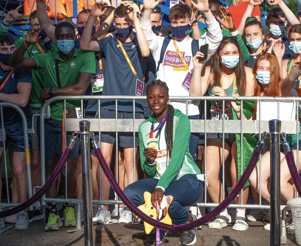 European 100m &amp; 200m Champion😭🥳
Thank you to everyone who helped make this happen🤍