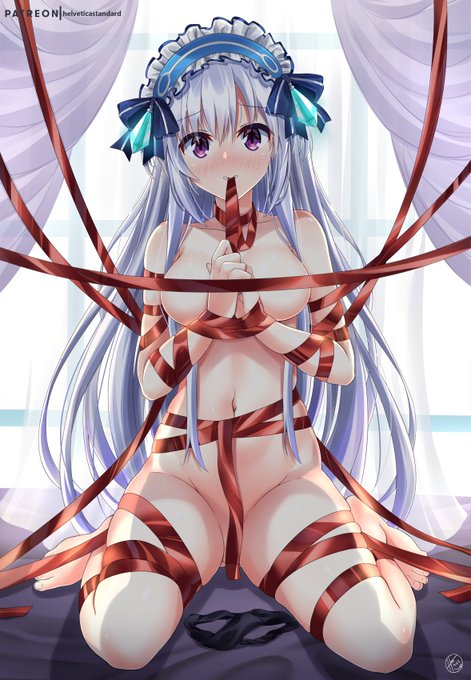 Tiara's ribbon bondage.🎀
Hope you guys like it~ 