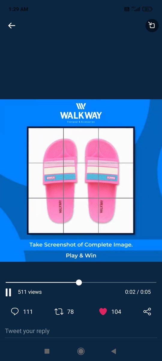 @walkwayshoes Here is my perfect screenshot
Walkway Shoes 

#walkaway #footwearstore #style 
#mood #trendy #contest #winner #contestalert #giveaway #walkwayslides #slides #womenslides
Join friends
@Deepaadhan3 @vidishah
@Reema04635016 @sudipta_nandy
@ImChandana01 @SaraswatiPaul10
@MalatiPaul1