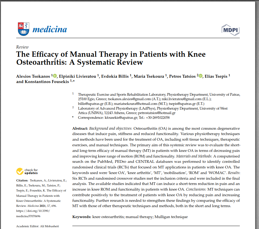 PhysioMeScience's tweet photo. The Efficacy of Manual Therapy in Patients with Knee Osteoarthritis: A Systematic Review 

👀👀👇👇

https://t.co/3tU3ZtaZNp https://t.co/vaEfiuAWzC