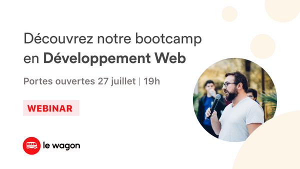lewagonlille's tweet photo. Tu as envie d'en savoir plus sur le Wagon et son programme en développement web ? 💻

Viens poser toutes tes questions lors de notre JPO online, le 27 juillet à 19h! 🙋‍♂️🙋‍♀️

Inscris toi juste ici 👉 https://t.co/rtmJr9iUoL https://t.co/14QtHgB1d2