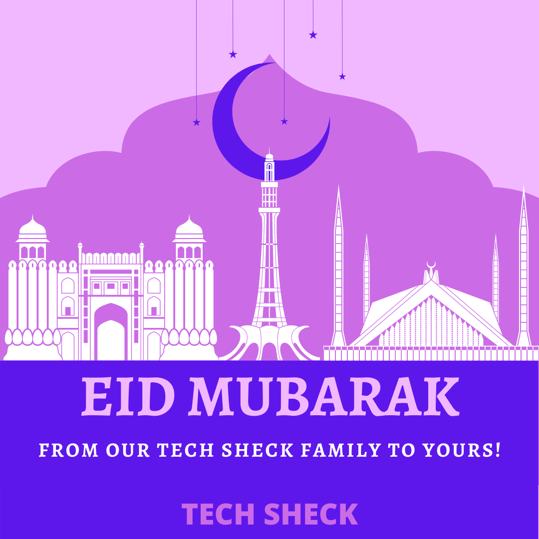 Techsheck1's tweet photo. Our Tech Sheck team is wishing you a very happy and wholesome Eid!
#eid #eidmubarak #chaand #bakraeid #bakra #eid2021 #pakistan #karachi #lahore #islamabad #tech #business #startup #entrepreneur #techsheck #like #share #subscribe #youtube #vlogger https://t.co/DpFjeDkZEf