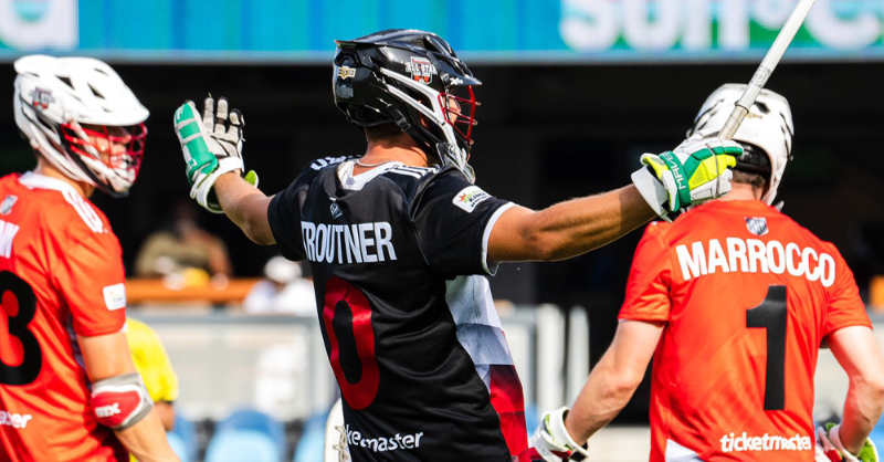 LaxPlayground's tweet photo. The @PremierLacrosse All-Star Game delivered on all the thrills, featuring BTBs, backflips and a big performance from @T_troutner15 that contributed to $17,500 raised for @oaklandlacrosse.
@HuttonJackson recaps all the top moments from the 2021 #PLLASG and looks ahead to Week 6!