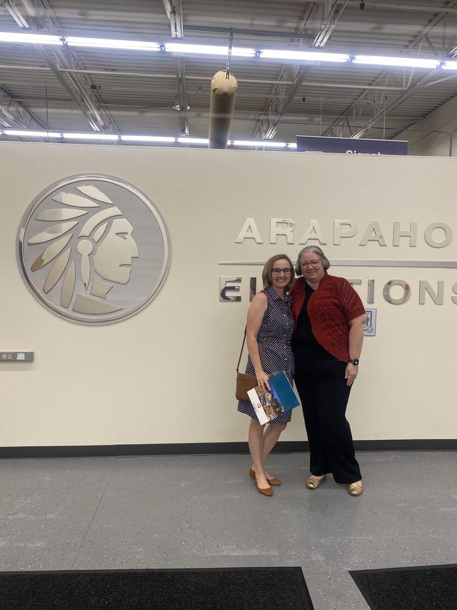 Was so great to finally meet my online classmate and tour her facility! ⁦<a href="/Peg_Perl/">Peg Perl ☕🗳️ 📜🚗💍</a>⁩ ❤️it takes a special person to do our elections and I am surrounded by some of the best!