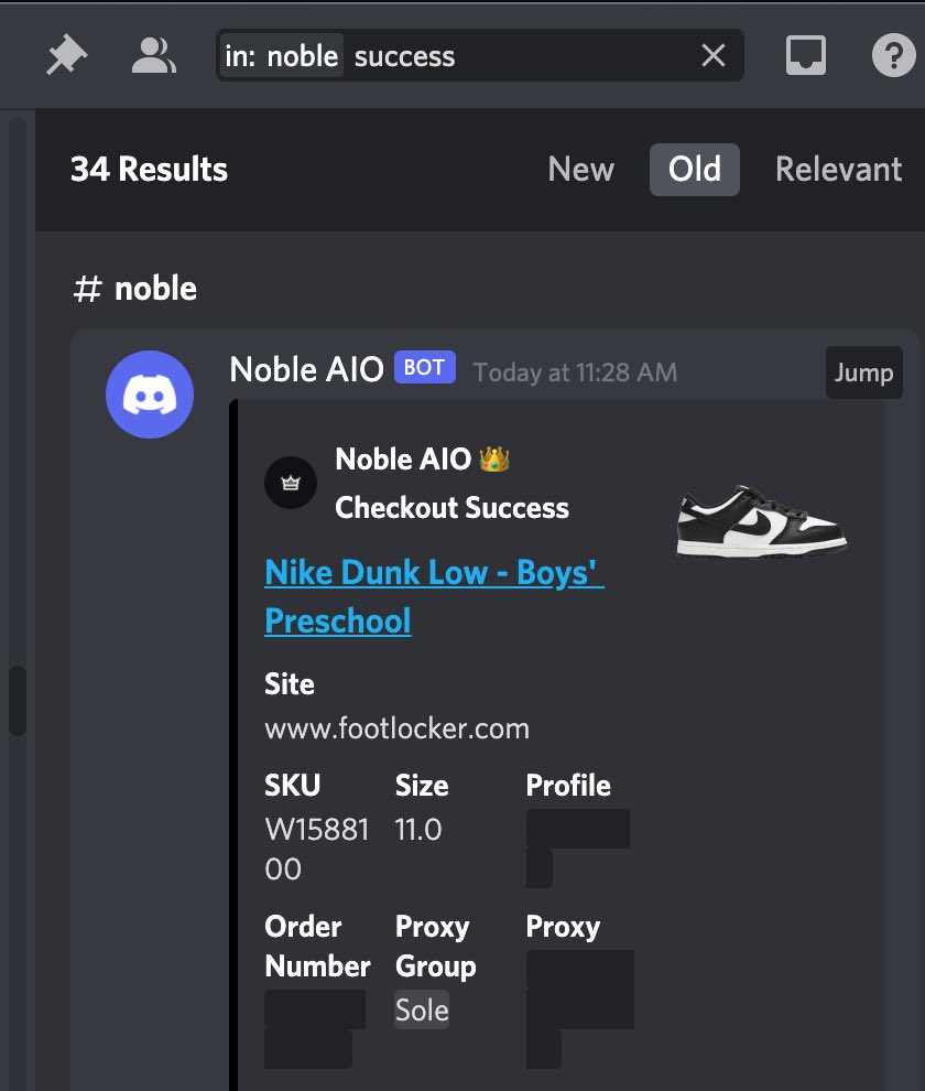 Dashe X3 (@dashe_x3) on Twitter photo <a href="/iNcizzle/">Mathew</a> said I needed to buy shoe with noble.
B: <a href="/Noble_AIO/">Noble AIO</a>
P: @Sole_Proxies (24/7 isps)
S: <a href="/sole_servers/">Sole_Servers</a>
G: <a href="/SoleSocietyVIP/">SoleSociety</a> , <a href="/Soleus/">.</a>, <a href="/Botter_Boys/">Botter Boys</a>, <a href="/CarbonMonitors/">Andy</a>, <a href="/Jefescookgroup/">Jefes</a>, <a href="/_tcclub_/">_thecountryclub_</a> <a href="/iNcizzle/">Mathew</a> said I needed to buy shoe with noble.
B: <a href="/Noble_AIO/">Noble AIO</a>
P: @Sole_Proxies (24/7 isps)
S: <a href="/sole_servers/">Sole_Servers</a>
G: <a href="/SoleSocietyVIP/">SoleSociety</a> , <a href="/Soleus/">.</a>, <a href="/Botter_Boys/">Botter Boys</a>, <a href="/CarbonMonitors/">Andy</a>, <a href="/Jefescookgroup/">Jefes</a>, <a href="/_tcclub_/">_thecountryclub_</a>