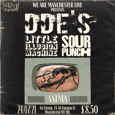 SPECIAL OFFER!

Follow us on all our socials and share a post about the event, then message us to get a special discount password for tickets for the 24th of July!

Schedule:
Doors 7pm
<a href="/sourpunchband/">Sour Punch</a>: 7.45pm
<a href="/wearetheddes/">DDE's</a>: 8.45pm

#Weekend #Manchesterevents #Manchestermusicscene