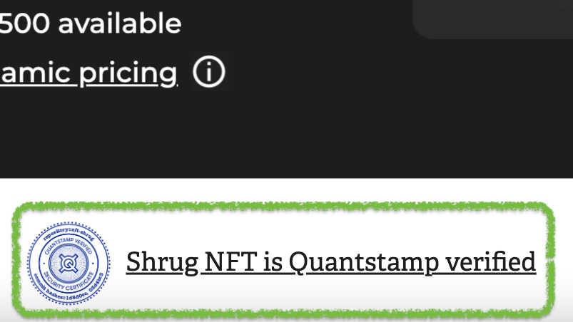 StormX (<a href="/stormxio/">StormX</a>) has posted the new Quantstamp audit seal directly into their protocol interface at nft.stormx.io! 👏

The seal is clickable and links directly to a Quantstamp audit report 📝

Check it out!
