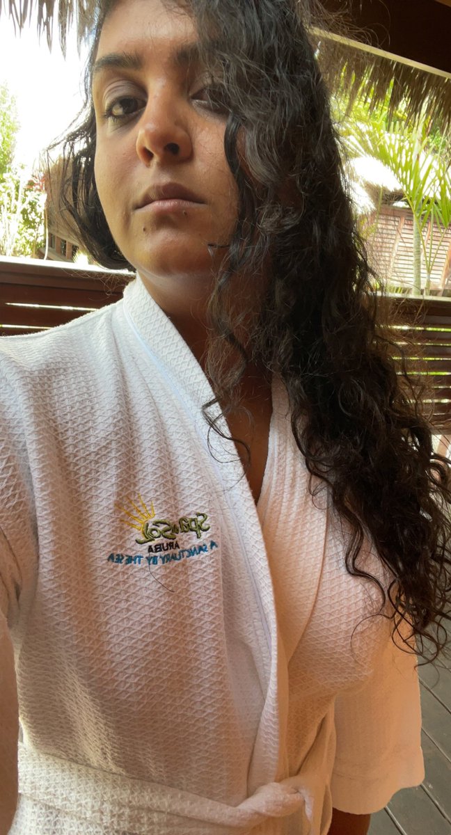 One happy island, one happy girl.