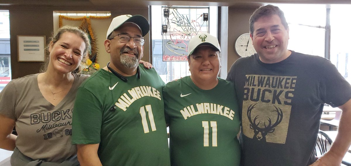 LOPEZBAKERY's tweet photo. Bucks president Peter Feigin stopped by this past week https://t.co/zQJCgaDVCI