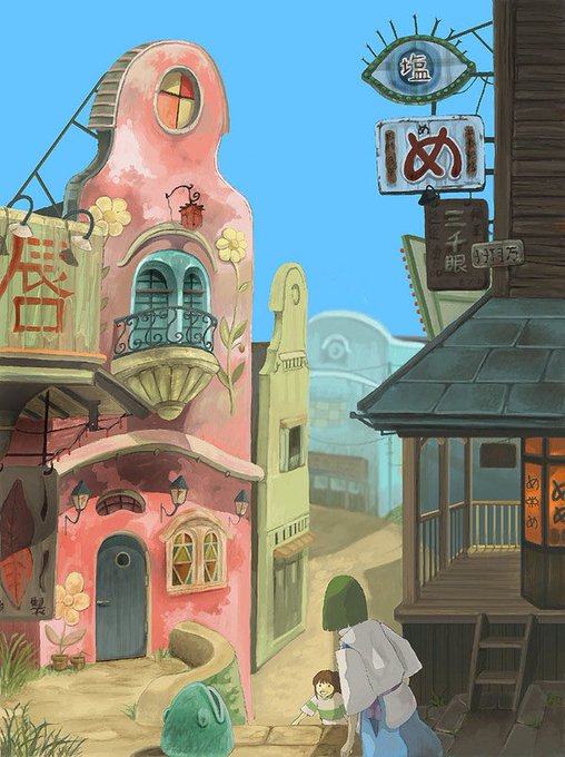 千と千尋の神隠しのtwitterイラスト検索結果