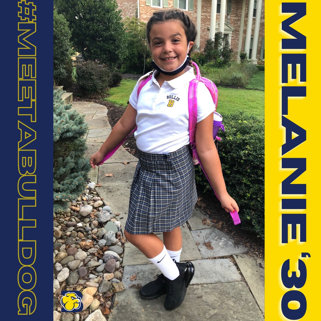 BullisSchool's tweet photo. #TestimonialTuesday 👋 Meet Melanie ‘30! "The teachers and kids at Bullis are so nice!" 👉 Learn more about Melanie https://t.co/prZKAKDfJk
#MeetABulldog #BullisStrong #CaringChallengingCommunity https://t.co/6vmXB8b463