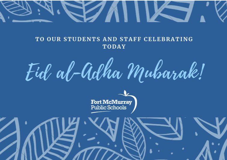 #EidAlAdha  Mubarak to all our students and staff celebrating today.  #ymm <a href="/JTurner_RPsych/">Dr. Jennifer Turner, EdD</a>