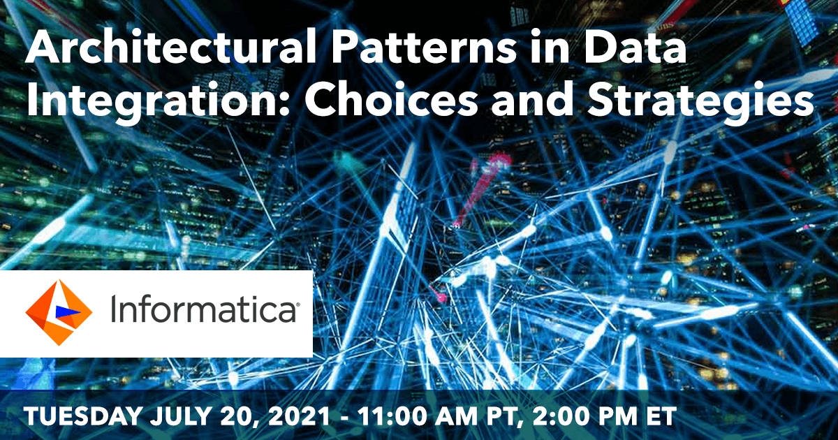 dbtrends's tweet photo. Join us on this webinar with @Informatica &amp; learn how you can support both ELT &amp; ETL frameworks &amp; simplify complex #data integration implementations with #Informatica Intelligent Data Management Cloud. Get your seat BEFORE 11:00 AM PDT / 2:00 PM EDT today! https://t.co/FmLfm2sfn7 https://t.co/74SbJ19qBn