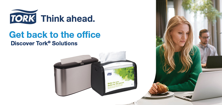 Get back to the office safely with Tork Solutions! www2.ecinteractiveplus.com/0926