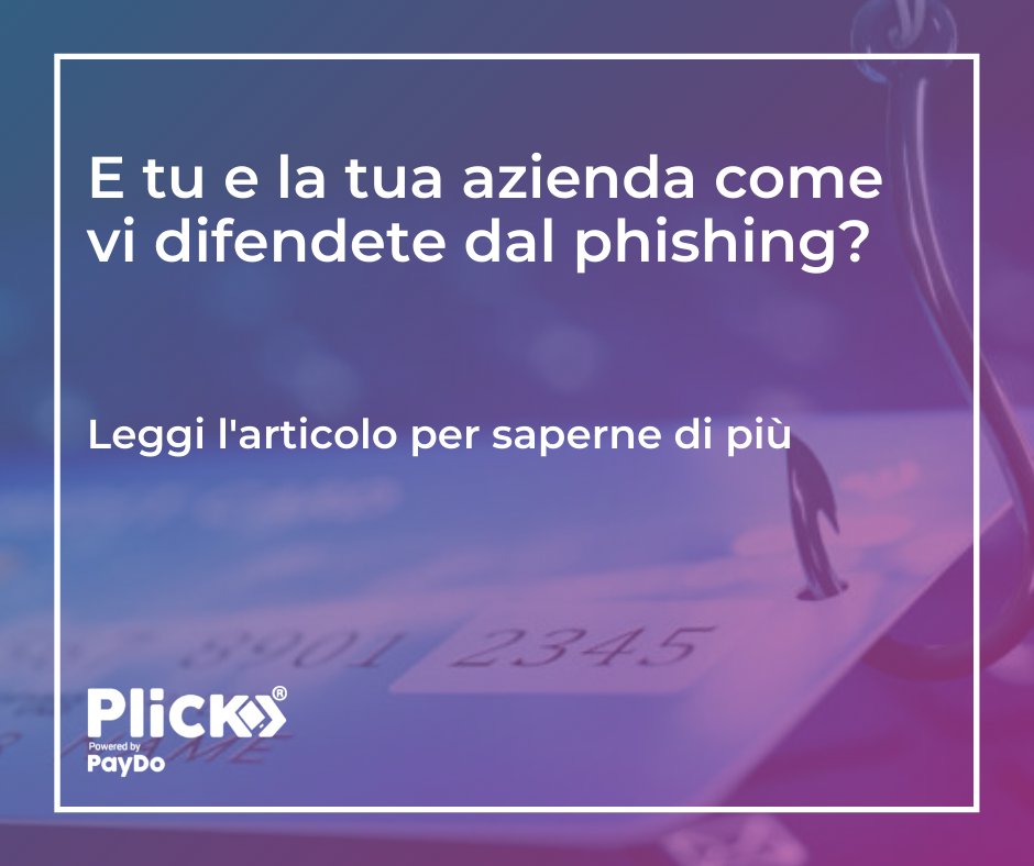 Vuoi sapere di più sul #phishing? Leggi il nostro articolo sul blog: bit.ly/3Bp9OKY
Non dimenticarti di lasciare un tuo commento! 😉
 #phishing #phishingattacts #cybersecurity #fintech