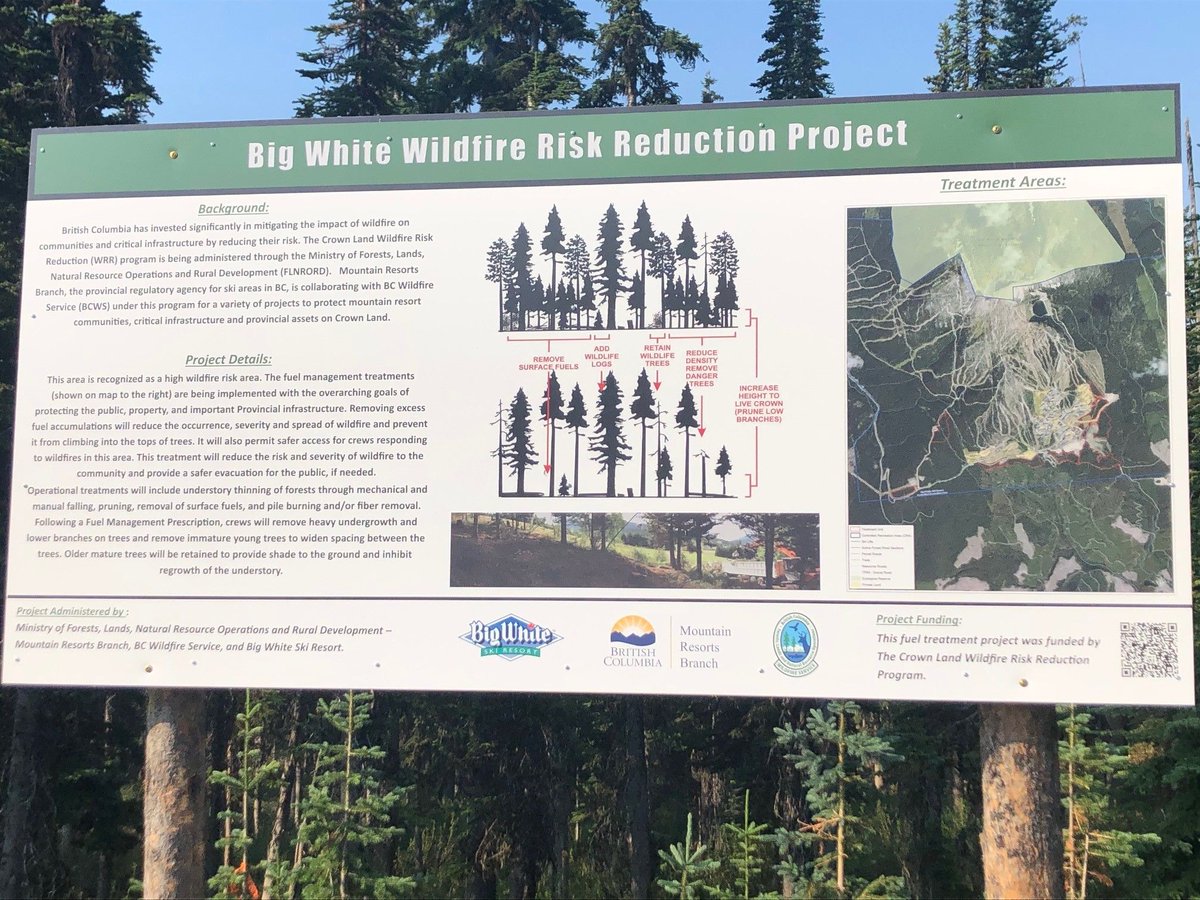 The first stage of the Wildfire Risk Reduction project at <a href="/BigWhite/">Big White Ski Resort</a> Ski Resort is finally close to completion. Read more ➡️ bigwhite.com/explore-big-wh…

#kelowna #kelownabc