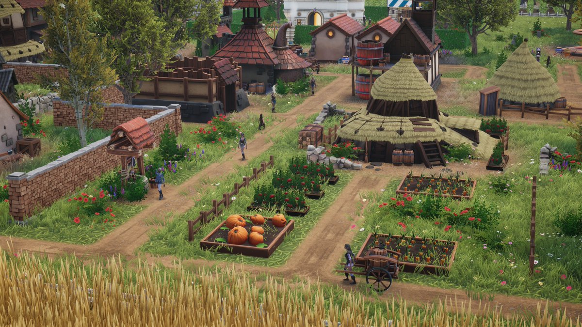 DistantKingdoms's tweet image. It's the perfect weather to plant some flowers &amp;amp; crops in your Kingdom! ☀️

Each prop placed has a 'beauty value' that directly affects happiness of the houses within radius - the people of Ineron are sure to thank you!

#EarlyAccess | #Heatwave | #IndieGame | #IndieDev