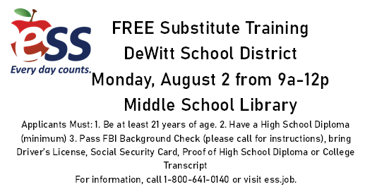 DeWitt School District tweet media