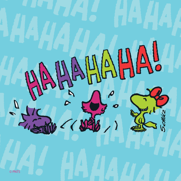 Snoopy's tweet photo. Nothing better than laughing with friends. https://t.co/ffc6xHlN5I