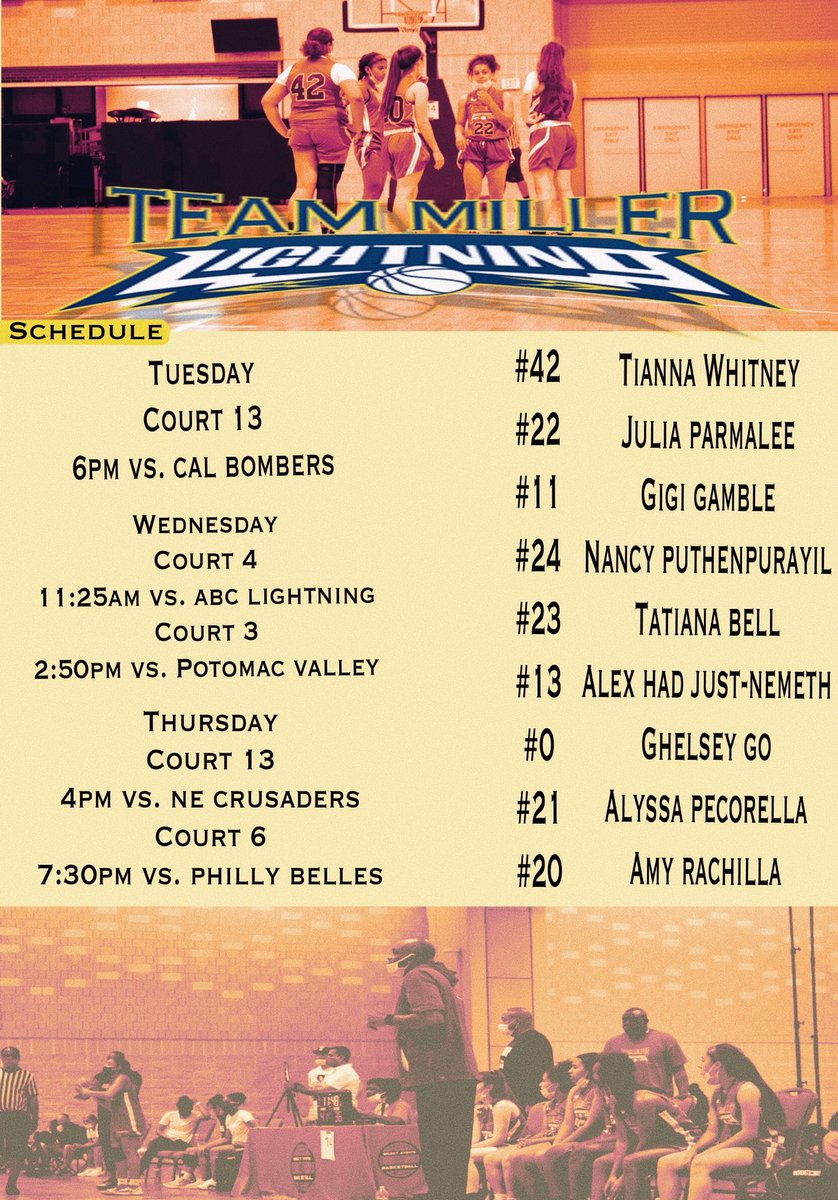 TeamMilller2023 on their way to USJN at Gaylord