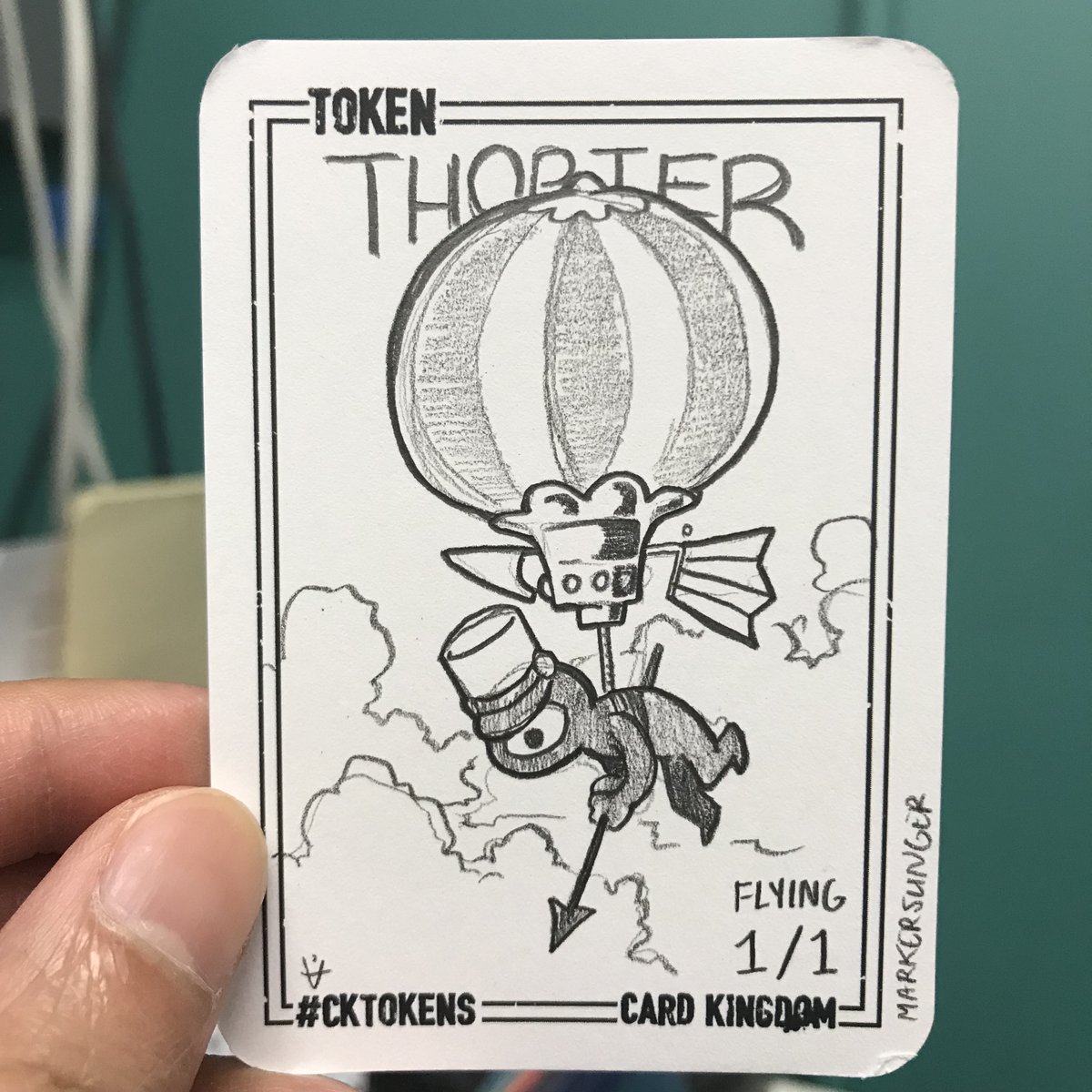 markerslinger's tweet photo. Air superiority.
#cktokens #slingertokens #mtg #thopter #spaceships https://t.co/6j5YPN8TvR