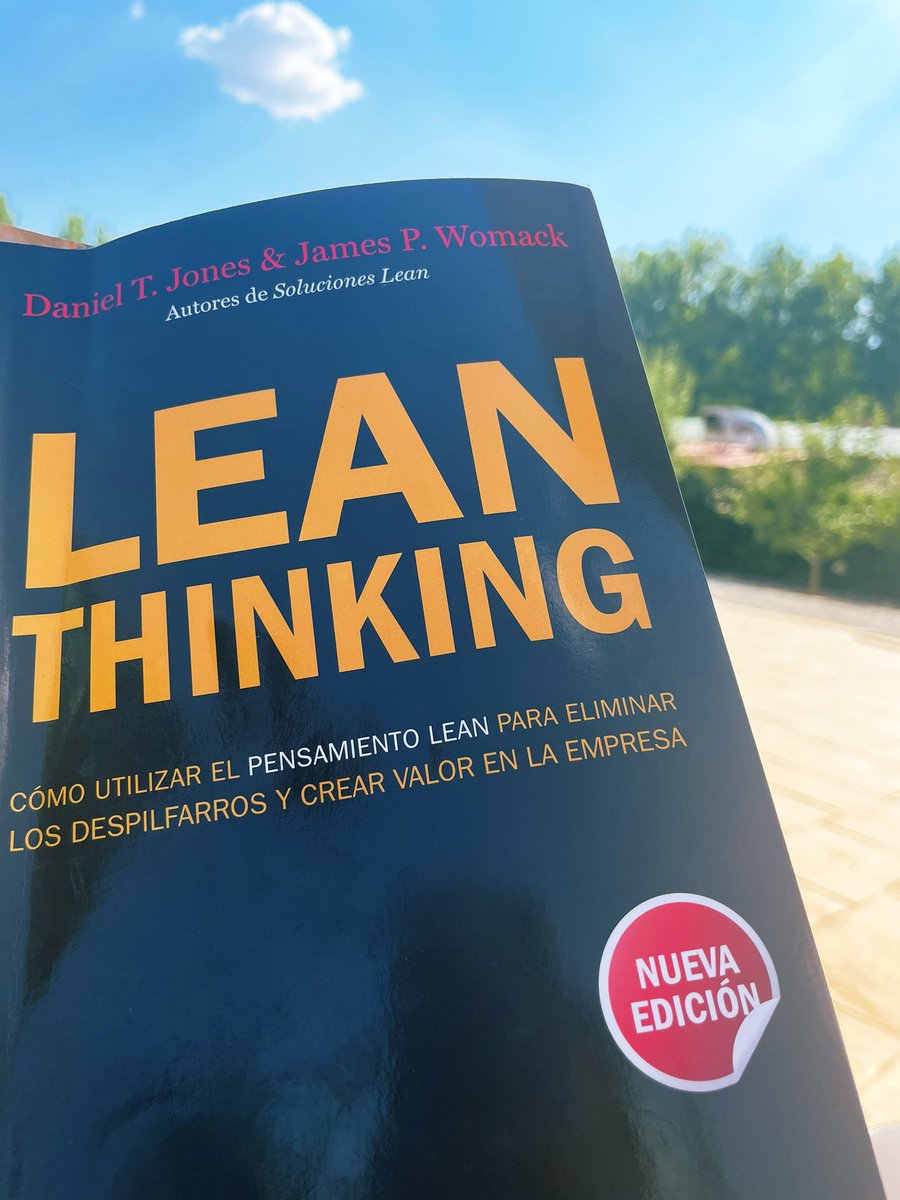 EstibalizGonza's tweet photo. Convertir el #muda en #valor  #LeanThinking un manual de referencia clave para entender el concepto del #PensamientoLean #LeanManufacturing #LeanManagement @Gestion2000 @LeanToyota https://t.co/YG8p1fmf5a