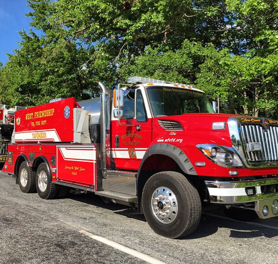 EastCoastAlert's tweet photo. Tanker 3 from West Friendship Volunteer Fire Department Station 3.
West Friendship, Maryland
#TankerTuesday @3HoseAndHatchet #HCDFRS @HCDFRS #HoCoMD https://t.co/FcIJ8jxBJj