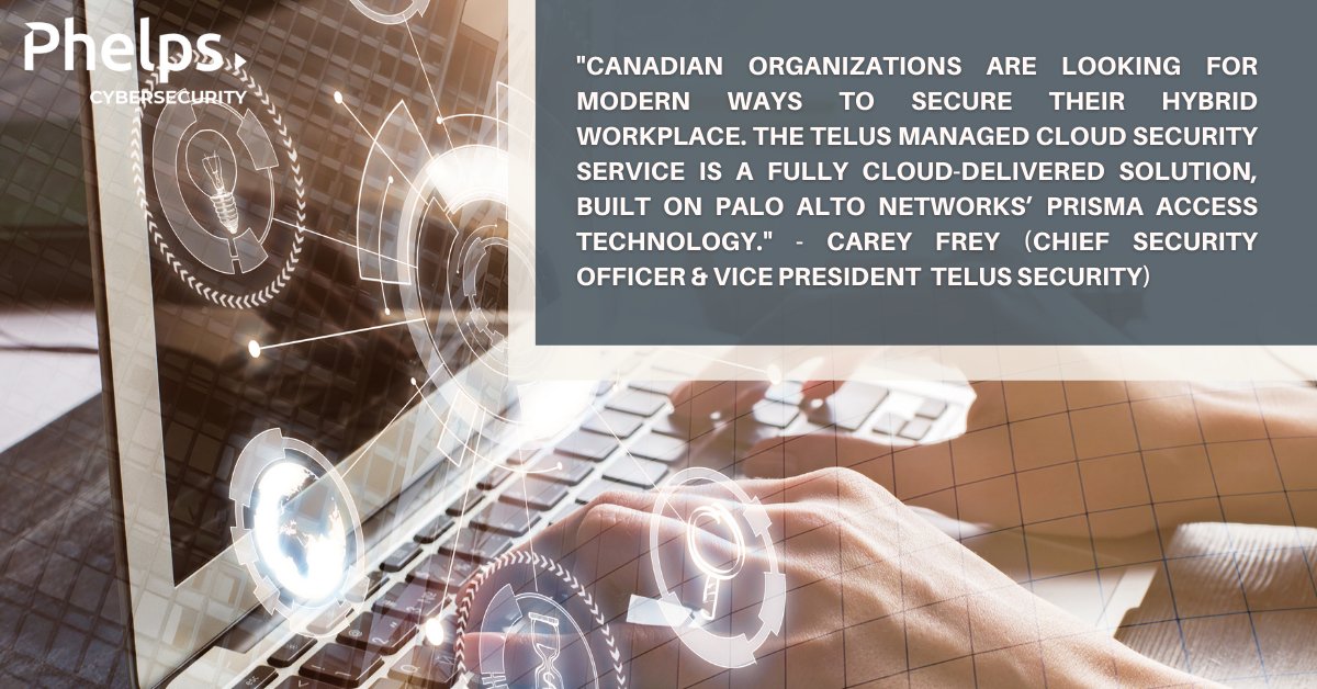 'With an accelerated transition to cloud-based solutions, cybersecurity solutions must adapt to meet an organization's evolving needs. ' - On the launch of TELUS' new Managed Cloud Security service.

Read more: ow.ly/OQGm50FzUfC

#ArticleSpotlight #TechTalkTuesdays