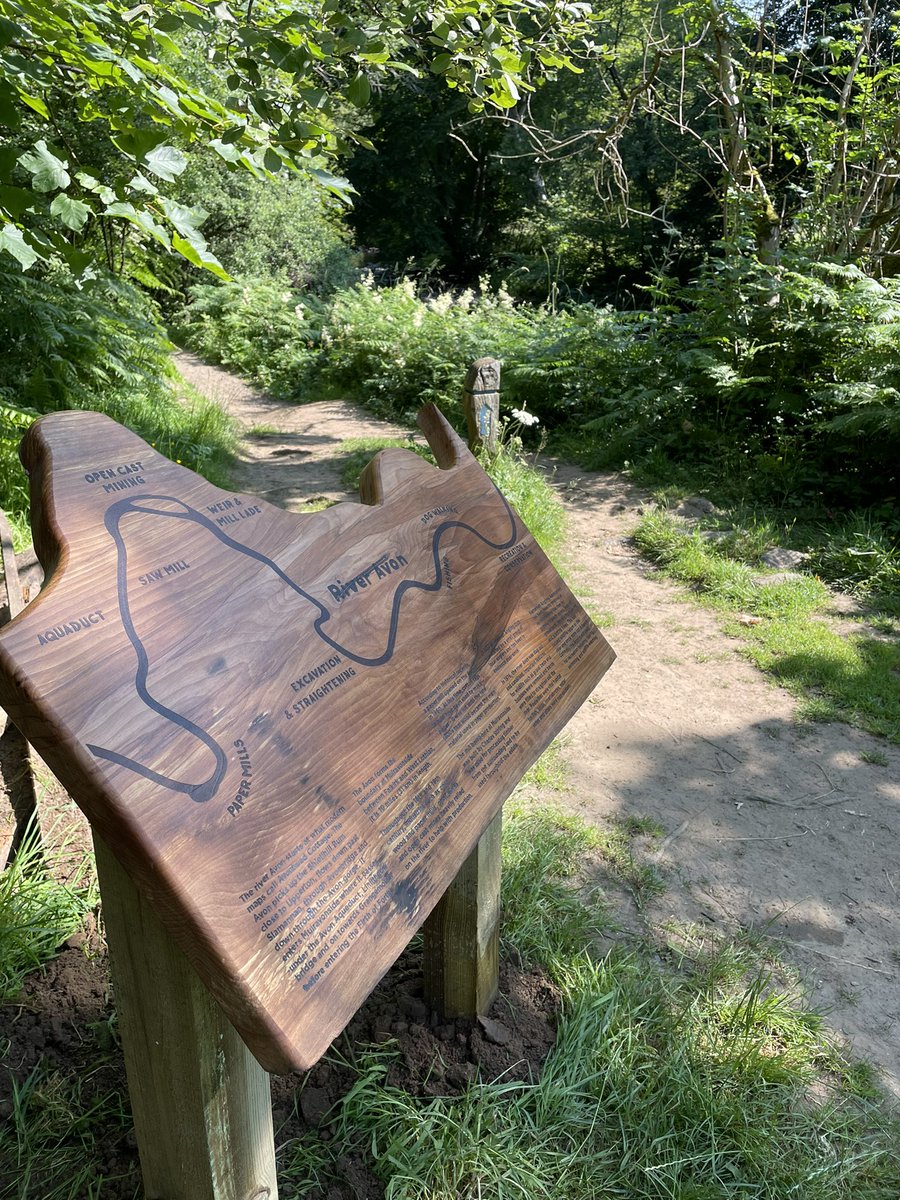Been working on this project for a while now and I have finally got it installed. Big thanks to @forthriverstrust for the funding. The new trail will engage the public with the the river Avon. #muiravonside #countrysideranger #forthriverstrust #interpretation #riverlife