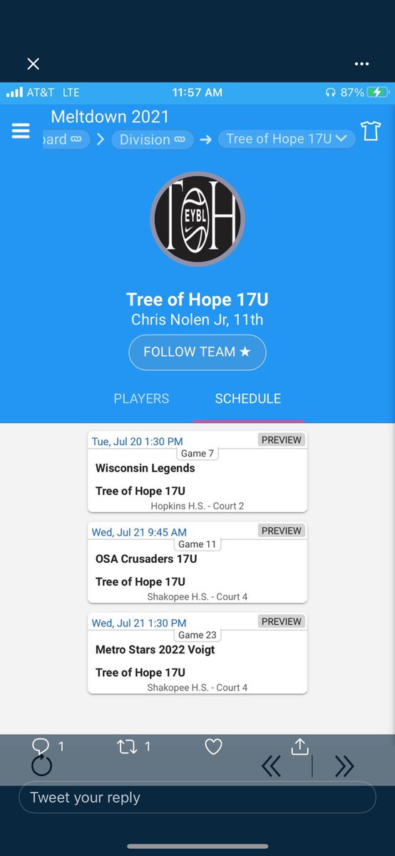 Excited to be in the Twin Cities at Meltdown 2021! We are ready to put in that work - check out my schedule. @pacific_2022 <a href="/IssyGirlsBBall/">Issaquah HS Girls Basketball</a>