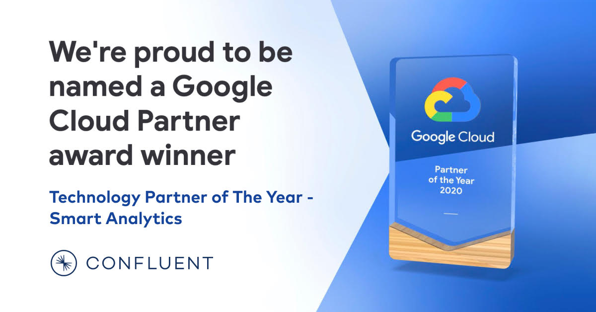 Thanks <a href="/GoogleCloud/">Google Cloud</a> for naming us a Tech Partner of the Year for the 3rd year in a row! 🏆 🏆 🏆  We're excited to work together to help more Google Cloud customers quickly set #datainmotion across their entire business for powerful, real-time analytics. 

confluent.io/press-release/…
