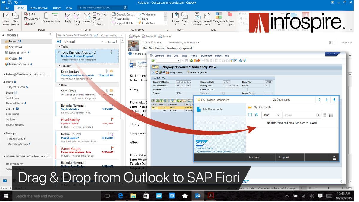 Want to drag #Outlook emails into #SAP transactions?  Swift enables drag and drop from Outlook to SAP.  Attachments too! 
2-min demo: buff.ly/33d46wO
15-min panel: buff.ly/32dmm8l
Learn more: buff.ly/2P8y6Sx
