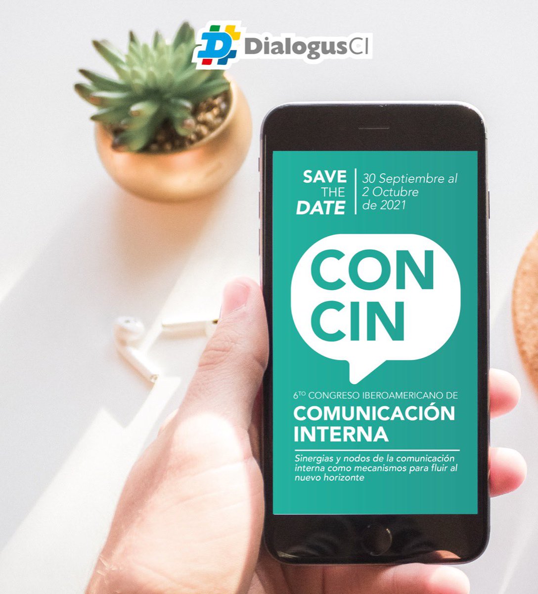 Cada vez más cerca. Seguimos trabajando en la organización de la 6ta. Edición del @CONCIN2021 #CONCIN2021 que esta vez tendrá como sede a nuestro país #México La comunidad de profesionales de la #Comunicación de #Iberoamérica nos encontraremos de manera virtual. ¡Reserva fecha!✅
