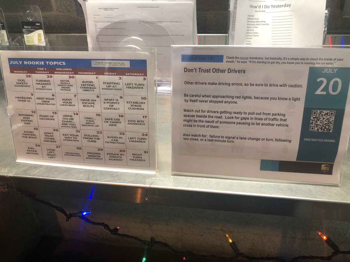 Rockville’s Rookie class and daily topic on not trusting other drivers. Sharing a video on distracted driving. #WeAreRockville