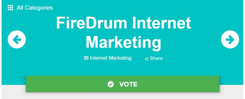 Hey, have you voted yet on AZ BIG Media's #RankingAZ?  Vote for Firedrum under #internetmarketing:  azbigmedia.com/vote-ranking-a…
