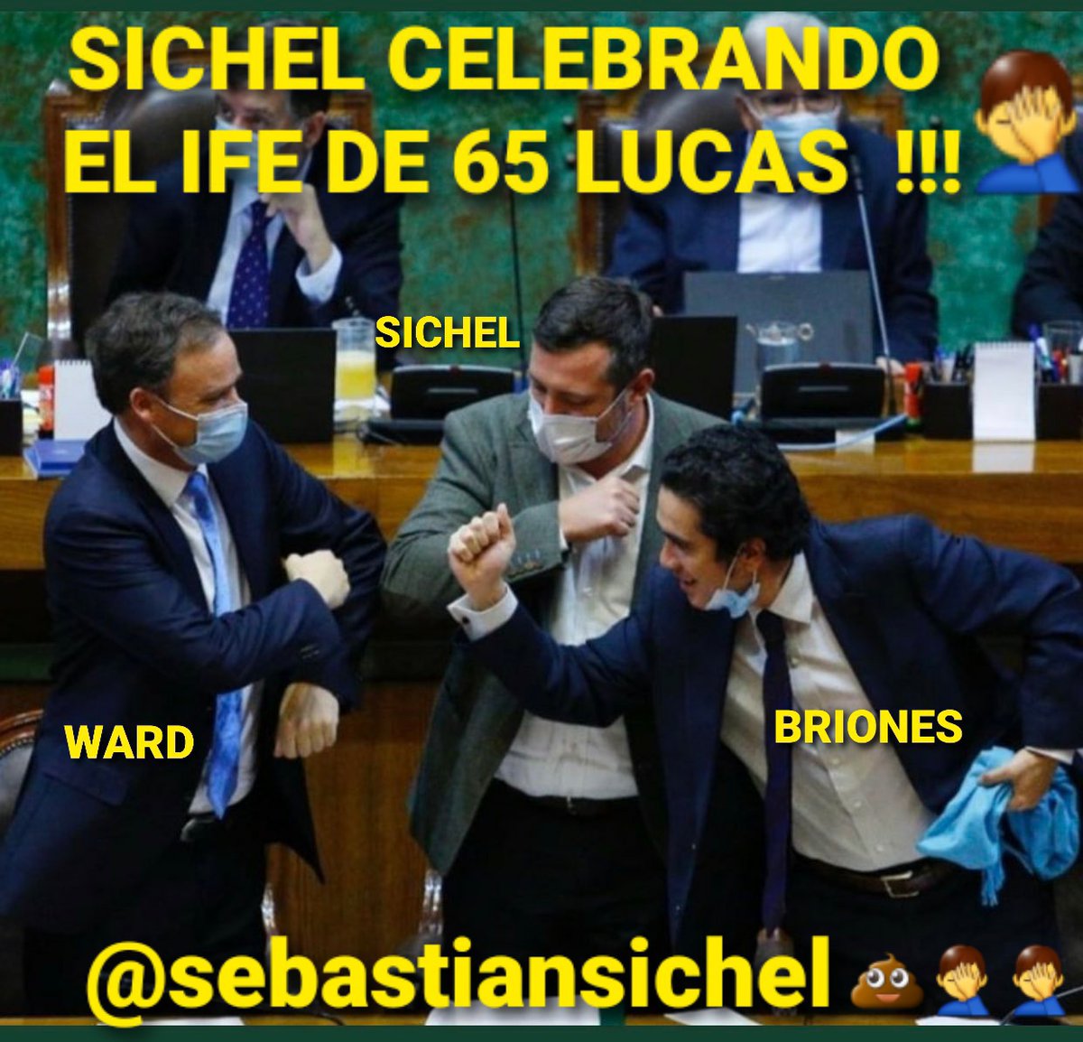 MarchanStar's tweet photo. #MuchoGustoMega 
¿Y este weo'n cara de raja y chanta del @sebastiansichel💩 pretenden que sea presidente de Chile?🤦‍♂️
Sichel es la continuidad del nefasto gob. de Piñera y los empresarios👊!¿Independiente?jajaja!
#ContigoCHV #Bienvenidos13
#BuenosDiasTVN 
#ConvencionConstituyente https://t.co/DiGA1PMKR9